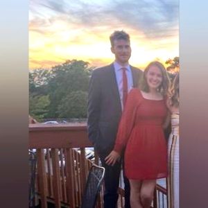 Crystal Doll Red Rust Mini Dress